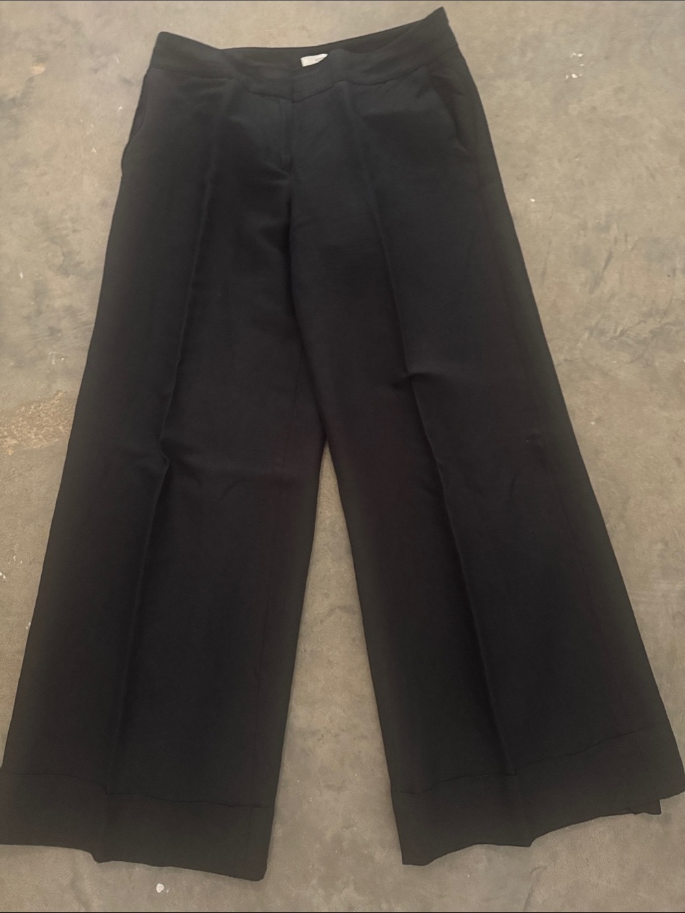LOFT Black Wide-Leg Dress Pants for Men